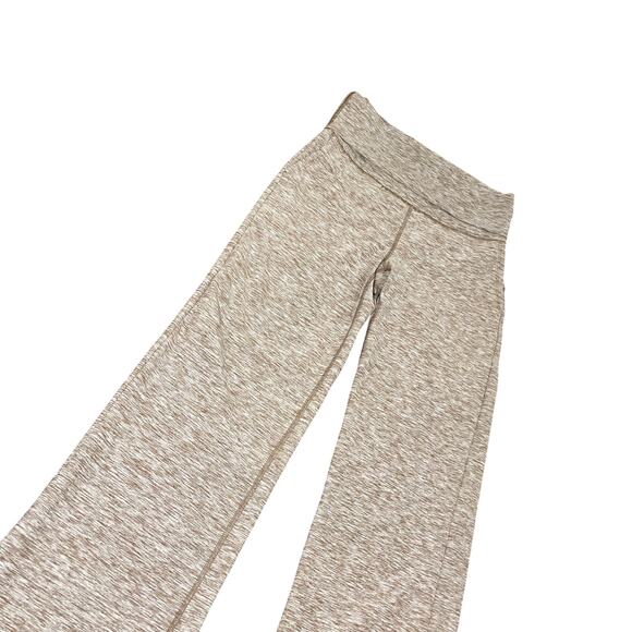 Freely Women's Marled Knit High Rise Fold-over Haven Luxe Flare Yoga Pants XS - Picture 7 of 12
